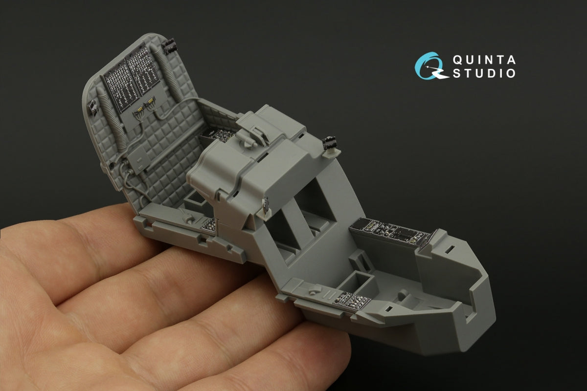 Quinta Studio QDS-35073 AH-64D/E 3D-Printed &amp;amp; colored Interior on decal paper (Meng) (small version) 1/35 – Bild 11