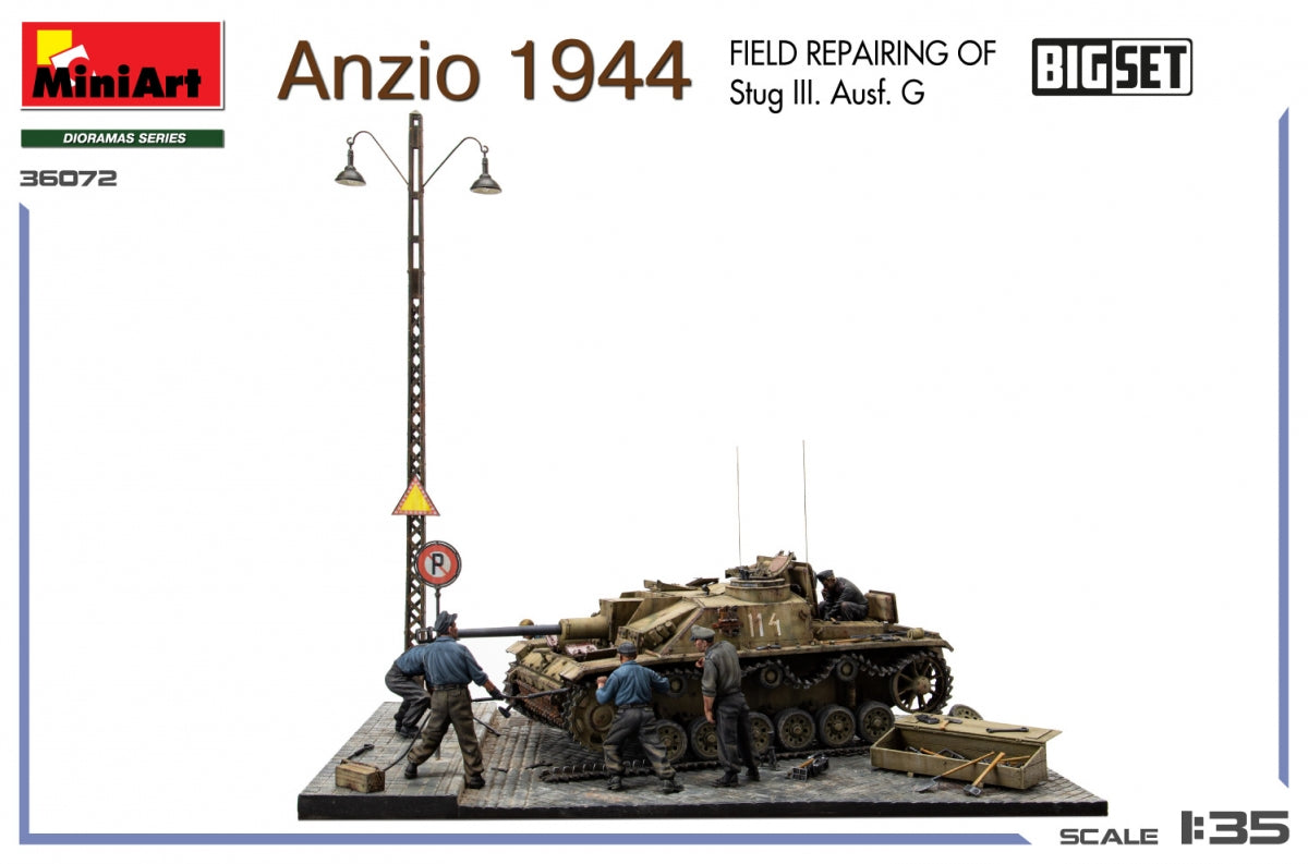 MiniArt 36072 Anzio 1944. Field Repairing of Stug III. Ausf. G. BIG SET 1/35 – image 3