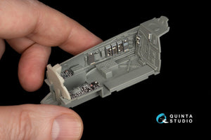 Quinta Studio QD48214 F-15C PAD-upgraded 3D-Printed &amp;amp; colored Interior on decal paper with resin parts (GWH) 1/48 – image 2
