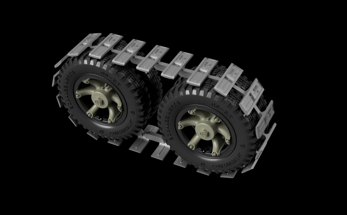 Panzer Art TR35-029 Snow&amp;Mud tracks for German 3 axle trucks 1/35