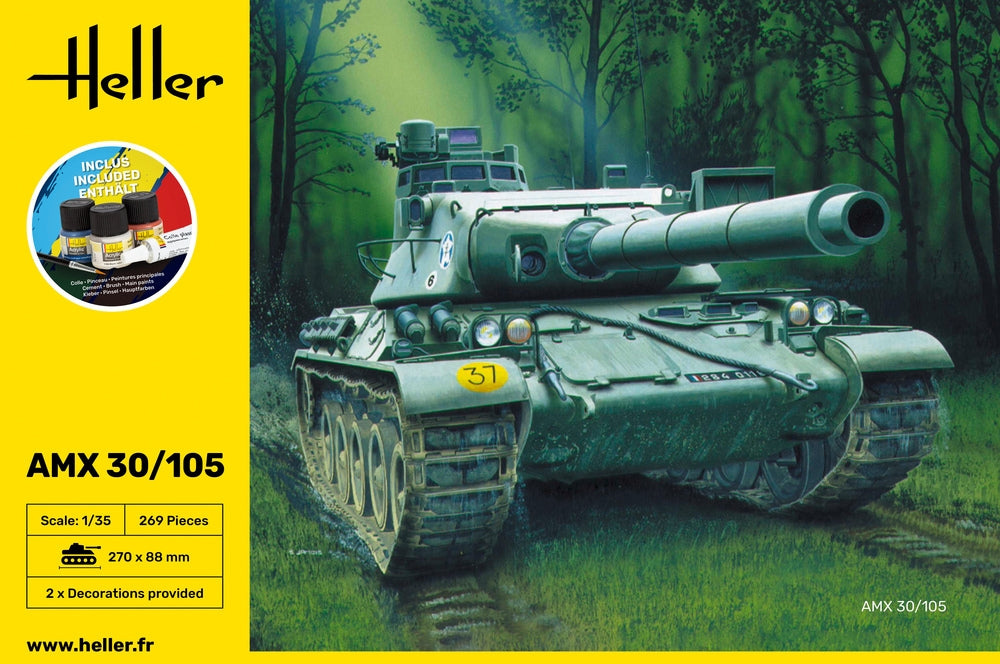 Heller 57137 Starter Kit - AMX 30/105 1/35 – image 2