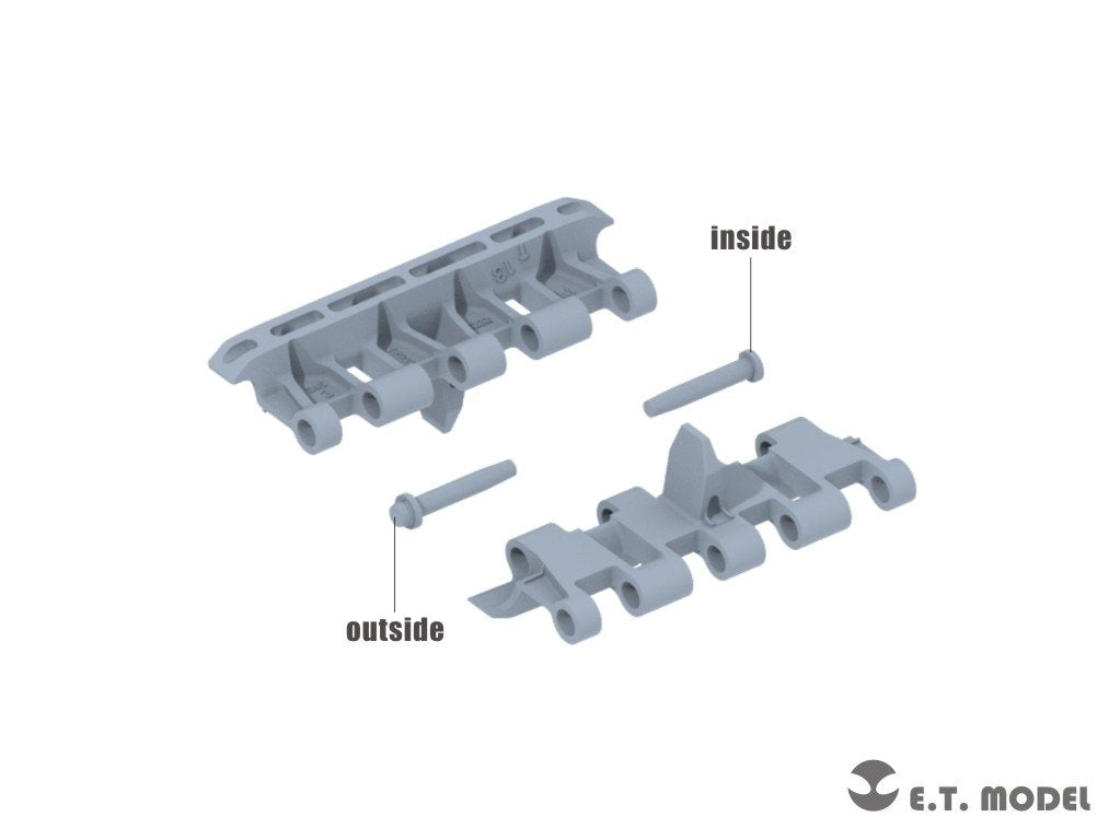 ET Model P35-068 British A34 Comet Cruiser Tank Workable Track For TAMIYA Kit ( 3D Printed ) 1/35 – image 2