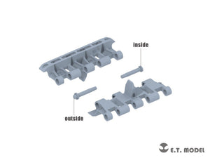 ET Model P35-068 British A34 Comet Cruiser Tank Workable Track For TAMIYA Kit ( 3D Printed ) 1/35 – image 2