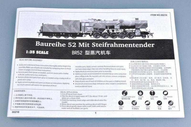 Trumpeter 00210 Kriegslokomotive BR52 1/35 – Bild 2