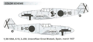 Dora Wings 48009 Bf.109 A/B Legion Condor 1/48 – imagen 6