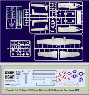Roden 321 Fairchild C-119C Boxcar 1/144 – image 2
