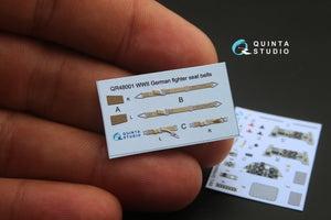 Quinta Studio QD48105 Bf 109C/D 3D-Printed &amp;amp; colored Interior on decal paper (for Modelsvit kit) 1/48 – Bild 2
