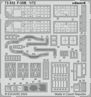 Eduard BIG72184 F-35B detail set Tamiya 1/72 – obrázek 5