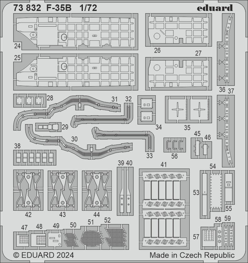 Eduard BIG72184 F-35B detail set Tamiya 1/72 – obrázek 5