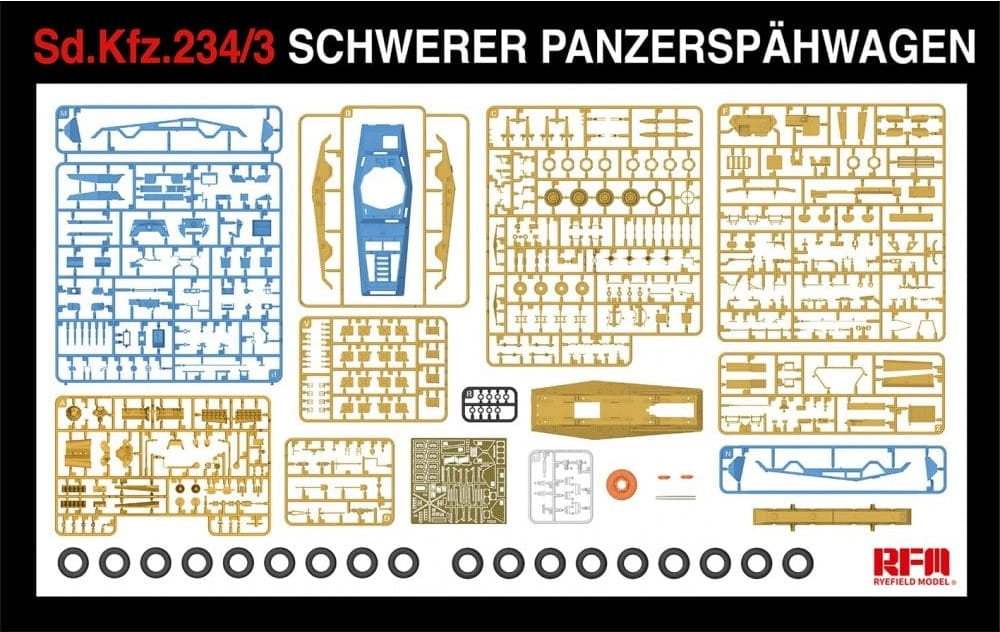 Rye Field Model 5134 Sd.Kfz. 234/3 Schwerer Panzerspahwagen 7.5cm Stummel 1/35 – image 5