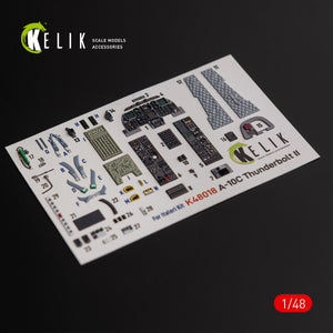 KELIK K48018 A-10C &amp;quot;Thunderbolt II&amp;quot; interior 3D decals for Italeri kit 1/48