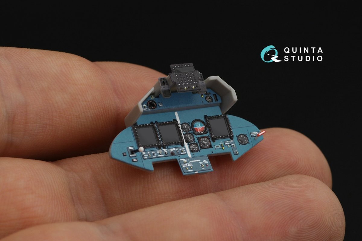 Quinta Studio QDS-32095 Su-30SM 3D-Printed &amp;amp; colored Interior on decal paper (conversion for Trumpeter Su-30MKK) (Small version) 1/32 – image 3