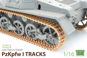 T-Rex Studio TR86003-1 PzKpfw I Chenilles Type tardif avec taquets pour Ausf.A uniquement 1/16 – image 3