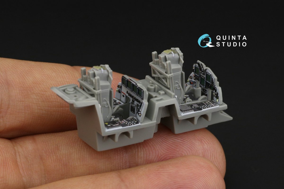 Quinta Studio QD72034 F-15E 3D-Printed &amp;amp; colored Interior on decal paper (GWH) 1/72 – image 4