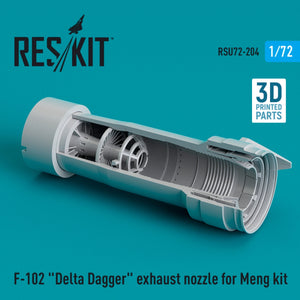 RESKIT RSU72-0204 F-102 &amp;quot;DELTA DAGGER&amp;quot; EXHAUST NOZZLE FOR MENG KIT (3D PRINTED) 1/72 – image 2