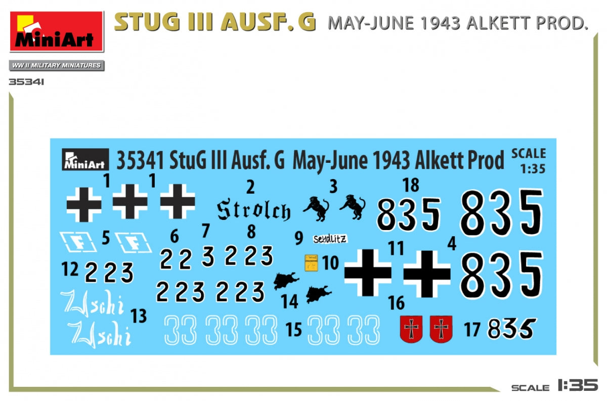 MiniArt 35341 STUG III AUSF. G MAY-JUNE 1943 ALKETT PROD. 1/35 – Bild 4