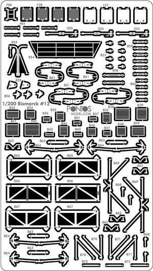 Pontos 23001F2 BISMARCK 1941 Detail Up Set Basic Ver.2 1/200 – Bild 12