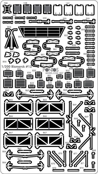 Pontos 23001F2 BISMARCK 1941 Detail Up Set Basic Ver.2 1/200 – Bild 12