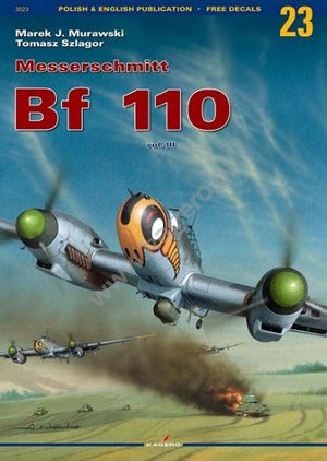 Kagero 3023 Messerschmitt Bf 110 vol. III EN/PL (no decal)