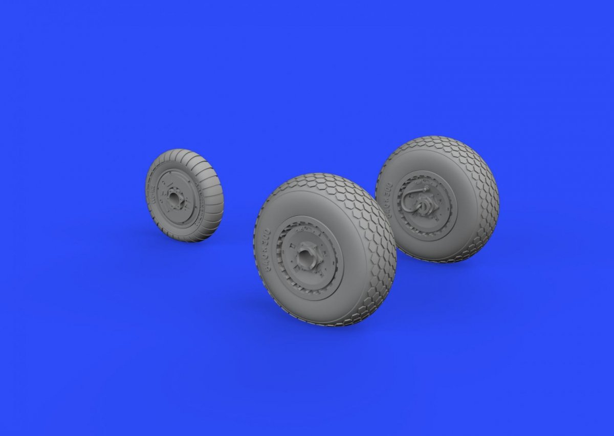 Eduard 672159 Me 262 wheels 1/72 AIRFIX – imagen 2