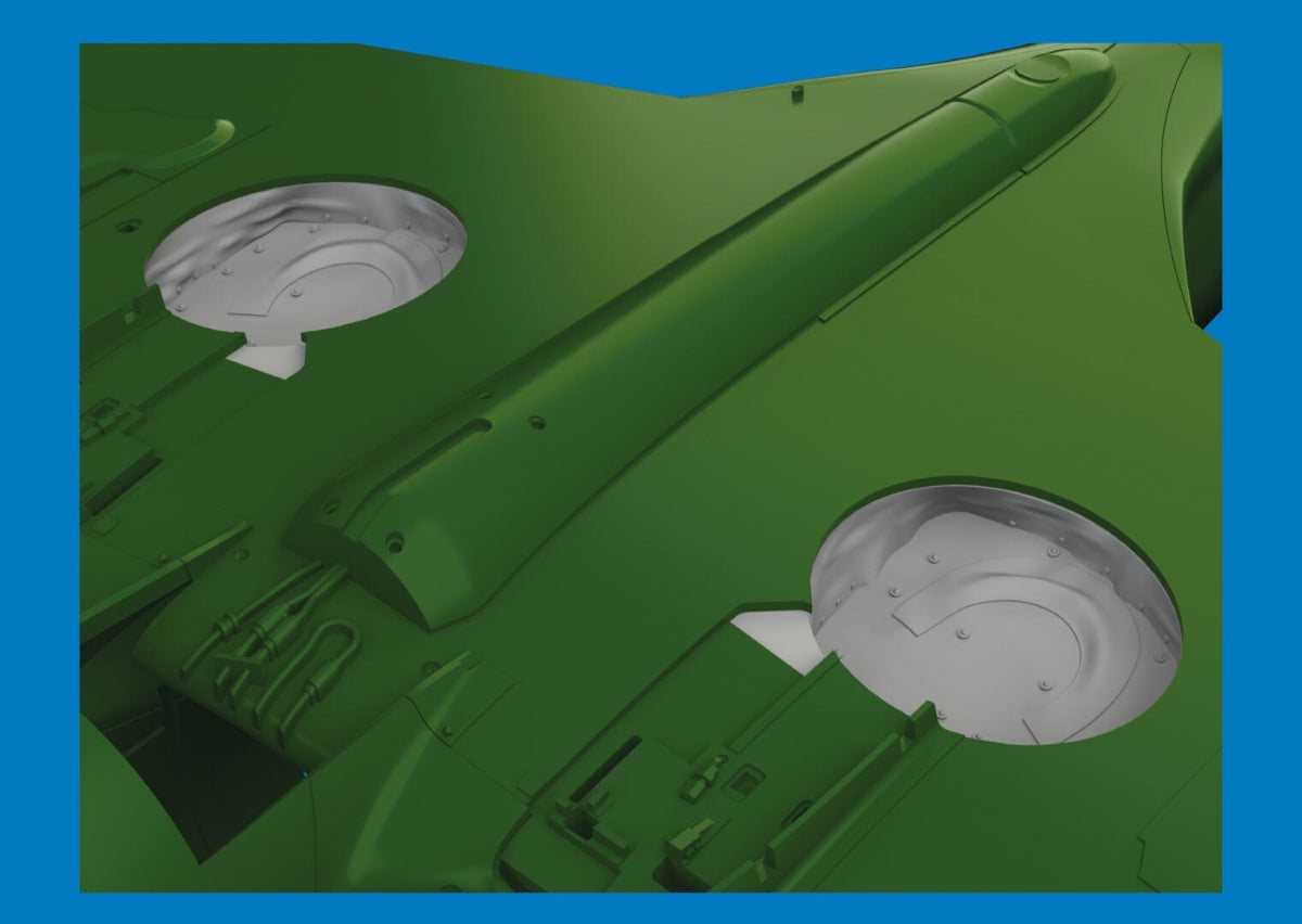 Eduard 6481068 P-40 wheel bays with canvas PRINT Eduard 1/48 – image 2
