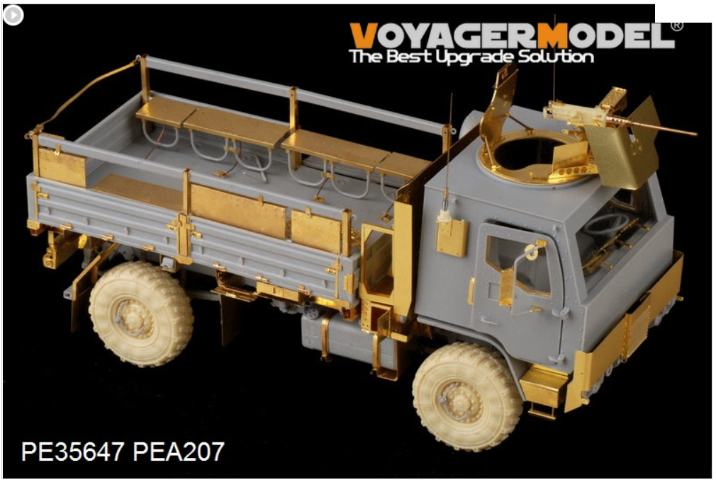 Voyager Model PE35647 Modern US M1078 FMTV [Armor CaB] Basic (For TRUMPETER) 1/35 – zdjęcie 3