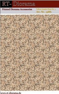 RT-Diorama 35881 Printed Accessories: Yellow Granite Floor No.3 1/35