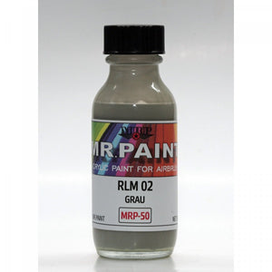 MR. Paint MRP-050 RLM 02 Grau WWII German 30ml – imagen 2
