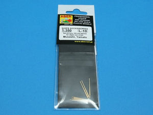 Aber 350L-10 Set of 6 pcs 155 mm barrels for Japanese ships Yamato and Musashi 1/350 – obrázek 4