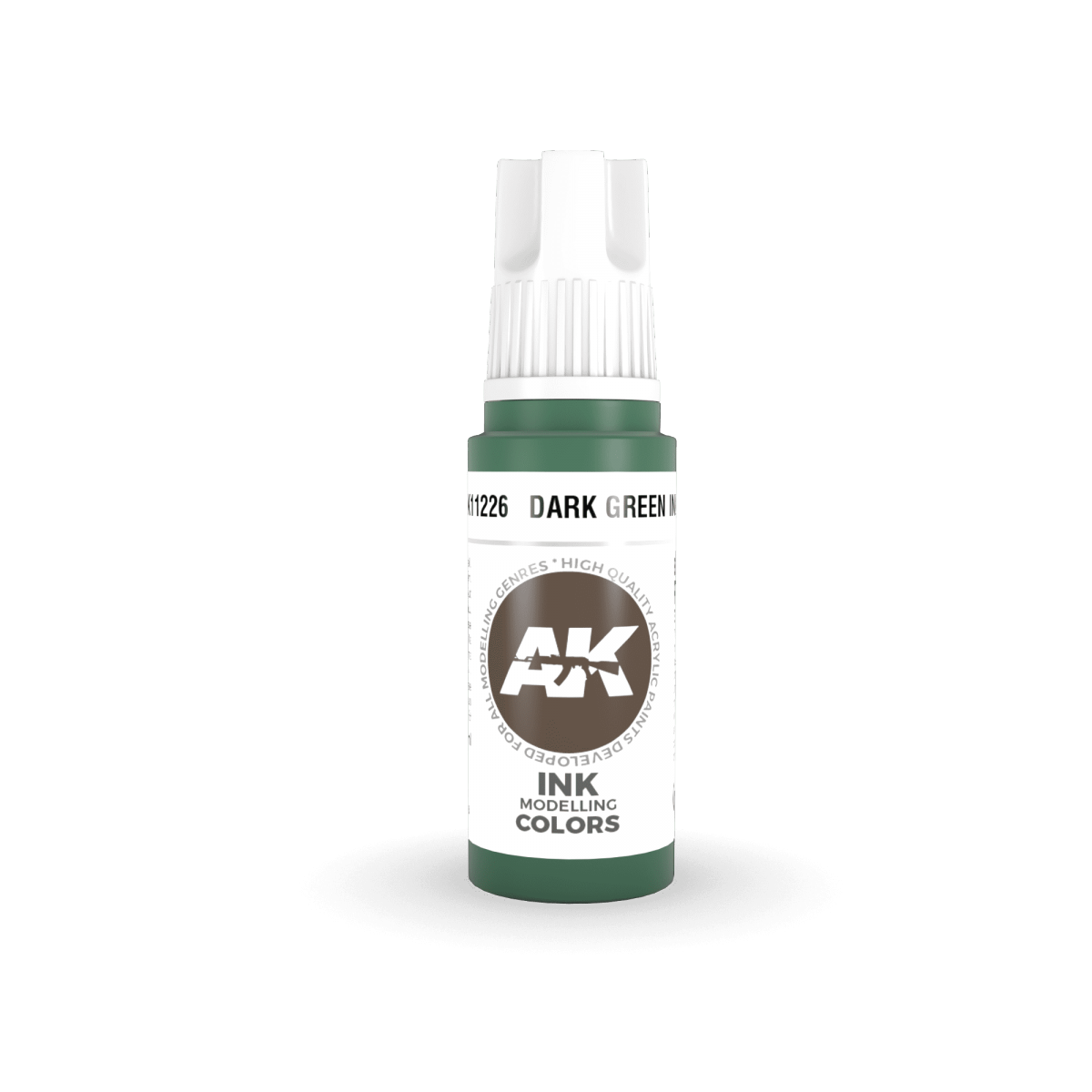 AK Interactive AK11226 DARK GREEN – INK 17ml – zdjęcie 2