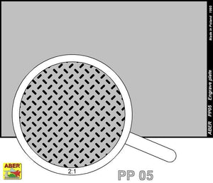 Aber PP05 Engrave plate (88 x 57mm) - pattern 05 – imagen 2