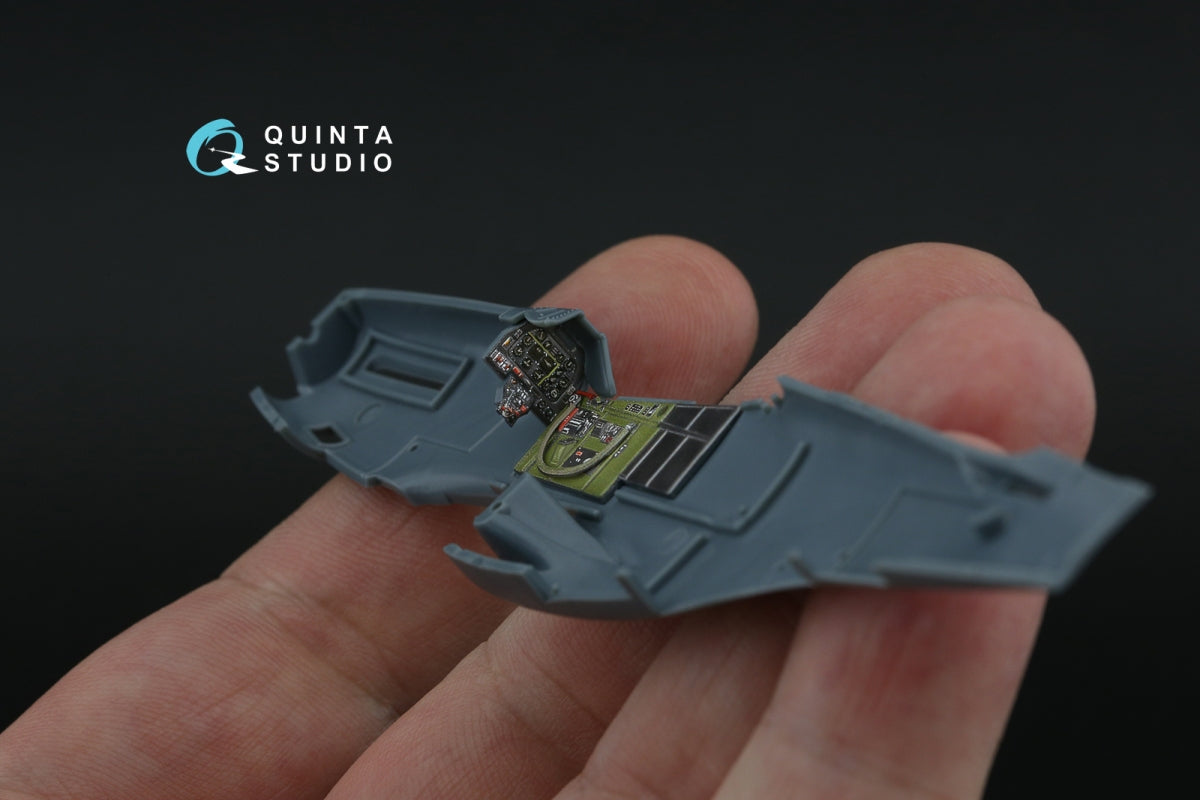 Quinta Studio QD72182 P-51D Mustang Late 3D-Printed &amp;amp; colored Interior on decal paper (Eduard) 1/72 – image 8