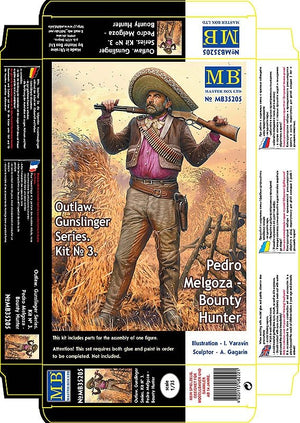 Master Box 35205 Outlaw. Gunslinger #3: Pedro Melgoza Bounty Hunter 1/35 – image 2