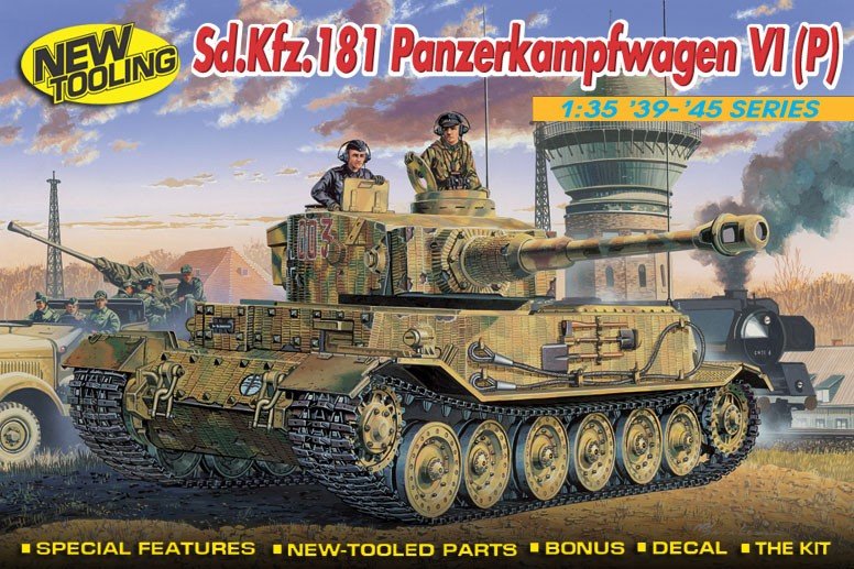 Dragon 6210 Sd.Kfz.181 Panzerkampfwagen VI(P) 1/35