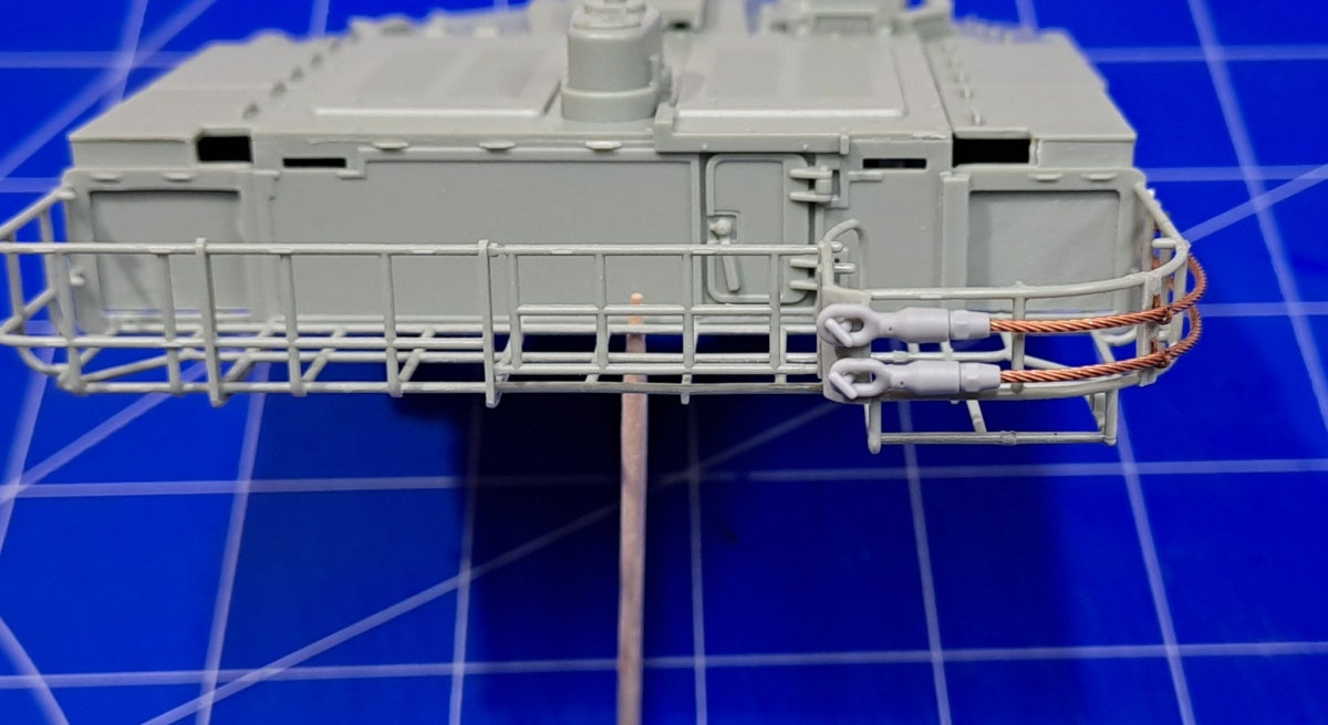 Eureka XXL ER-3575 K2 Black Panther MBT Towing Cables &amp;amp; Holders (Academy) 1/35 – Bild 10