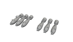 Eduard 6481213 Curtiss P-40 - 40lb Frag Bombs Eduard Kits / 3D-Printed 1/48