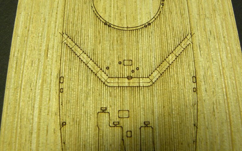 Pontos 35027WD1 HMS Warspite Wooden Deck set 1943 1/350 – Bild 2