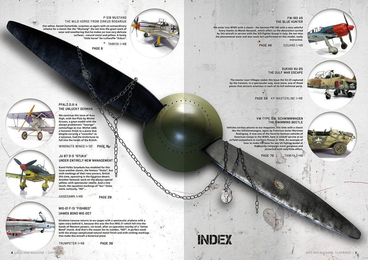 AK Interactive AK2914 ACES HIGH MAGAZINE ISSUE 08 CAPTURED! (English) – imagen 5