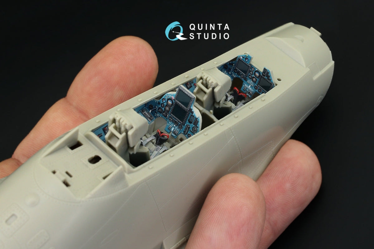 Quinta Studio QD48212 Su-30MKK 3D-Printed &amp;amp; colored Interior on decal paper (KittyHawk) 1/48 – Bild 10