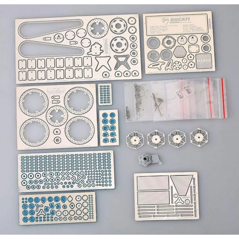 Hobby Design HD02-0291 Ducati 1199 Panigale S Detail-up Set for Tamiya kit 1/12