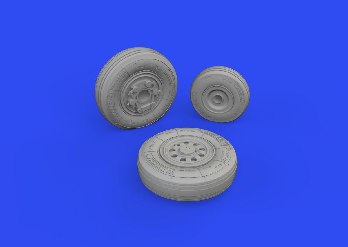 Eduard 648819 F-35B wheels ITALERI 1/48 – obrázek 3