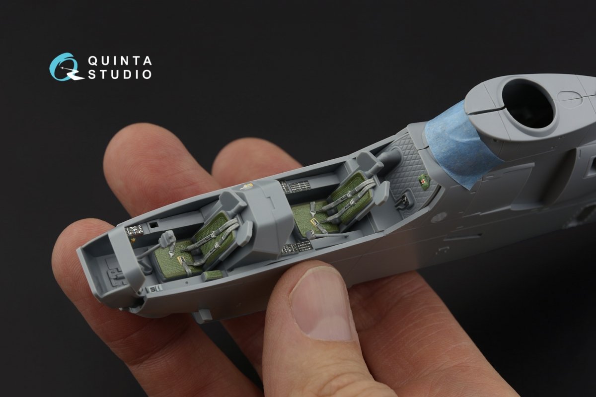 Quinta Studio QD48331 AH-1G 3D-Printed &amp;amp; colored Interior on decal paper (Special Hobby) 1/48 – Bild 11