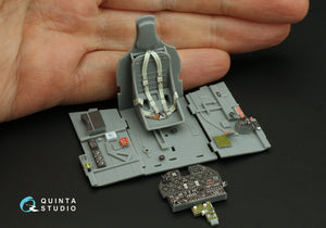 Quinta Studio QD32208 P-40F WarHawk 3D-Printed colored Interior on decal paper (Trumpeter) 1/32 – image 10