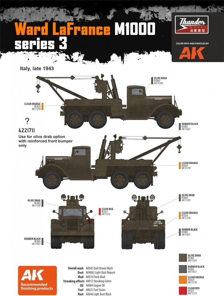 Thunder Model 35011 Heavy Wrecker Ward Lafrance Model 1000 Series 3 1/35 – image 8