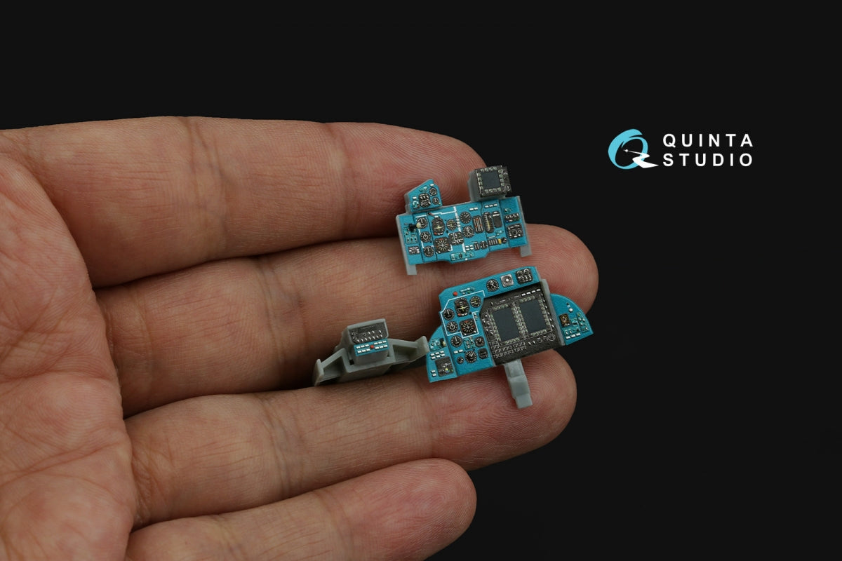 Quinta Studio QD48505 MiG-31BM 3D-Printed &amp;amp; colored Interior on decal paper (Hobby Boss) 1/48 – immagine 10