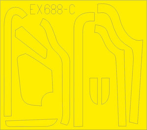 Eduard EX688 B-17G antiglare panels (VE production) 1/48 HKM – Bild 3