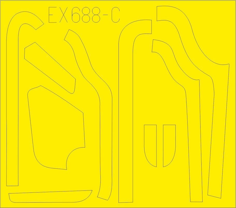 Eduard EX688 B-17G antiglare panels (VE production) 1/48 HKM – Bild 3