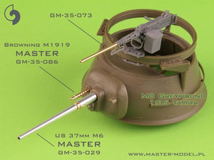 Master GM-35-073 Browning M2HB .50 cal (12.7mm) - for mounting on M49 ring (carriage D40721 / cradle D40733 / case D40731 or D90078) 1/35 – image 3