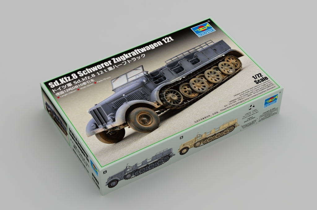 Trumpeter 07403 German Sd.Kfz. 8 Schwerer Zugkraftwagen 12t 1/72 – image 2