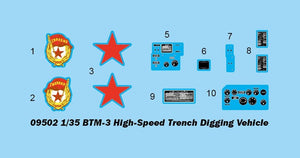 Trumpeter 09502 BTM-3 High-Speed ​​Trench Digging Vehicle 1/35 – Bild 3